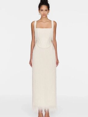 White Montsand Andrea Dress